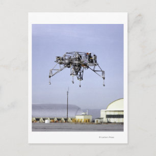 Lunar Landing Research Vehicle in Flight Briefkaart