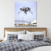 Lunar Landing Research Vehicle in Flight Canvas Afdruk (Insitu (Slaapkamer))