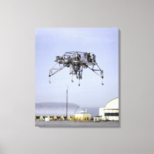 Lunar Landing Research Vehicle in Flight Canvas Afdruk
