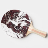 "Lunar Landscape" Ping Pong Paddle Tafeltennisbatje (Zijkant)