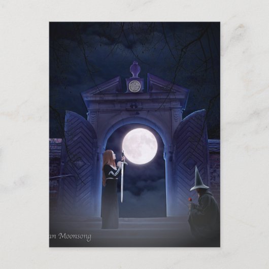 Lunar Love Briefkaart (Voorkant)