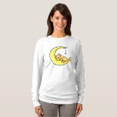 Lunar Love Oranje Cat T-Shirt (Voorkant volledig)
