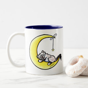 Lunar Love Ragdoll Cat Two-Tone Coffee Mok
