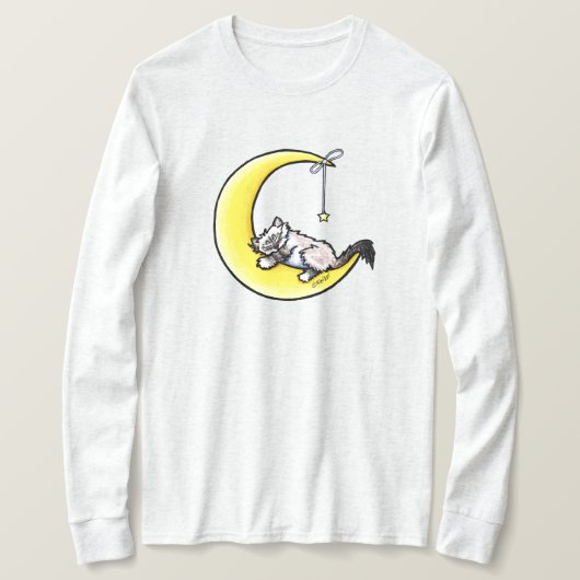 Lunar Love Ragdoll Kat T-Shirt (Design voorkant)