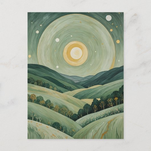 Lunar Lullaby Briefkaart (Voorkant)