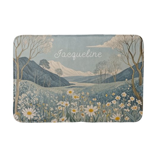 Lunar Meadow gepersonaliseerd Badmat (Voorkant)