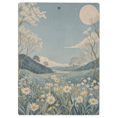 Lunar Meadow gepersonaliseerd Klembord (Achterkant)
