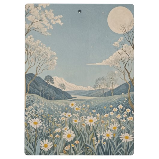 Lunar Meadow gepersonaliseerd Klembord (Achterkant)