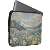 Lunar Meadow gepersonaliseerd Laptop Sleeve (Voorkant Rechts)