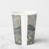 Lunar Meadow gepersonaliseerd Papieren Bekers (Links)