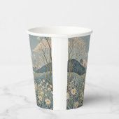 Lunar Meadow gepersonaliseerd Papieren Bekers (Rechts)