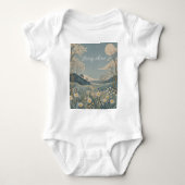 Lunar Meadow gepersonaliseerd Romper (Voorkant)
