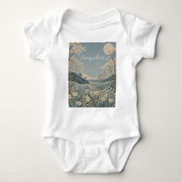 Lunar Meadow gepersonaliseerd Romper