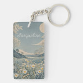 Lunar Meadow gepersonaliseerd Sleutelhanger (achterkant)