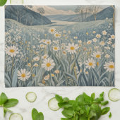 Lunar Meadow gepersonaliseerd Theedoek (Gevouwen)