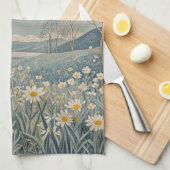 Lunar Meadow gepersonaliseerd Theedoek (Quarter Fold)