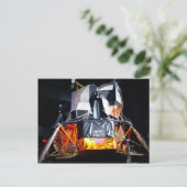 Lunar-module bij nacht briefkaart (Staand voorkant)