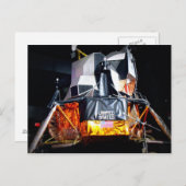 Lunar-module bij nacht briefkaart (Voorkant / Achterkant)
