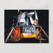 Lunar-module bij nacht briefkaart (Voorkant)