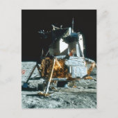 Lunar-module op de maan briefkaart (Voorkant)