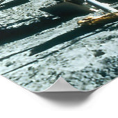 Lunar-module op de maan poster (Hoek)
