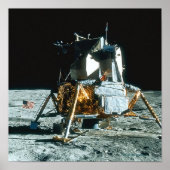 Lunar-module op de maan poster (Voorkant)