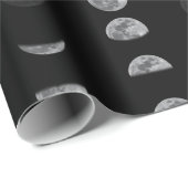 Lunar Moon Phases Celestial Cadeaupapier (Rol Hoek)