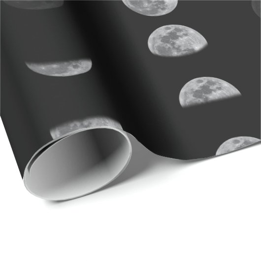 Lunar Moon Phases Celestial Cadeaupapier (Rol Hoek)
