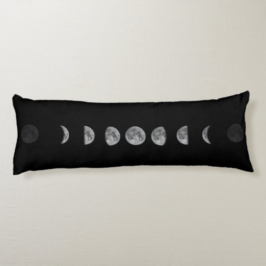 Lunar Moon Phases Celestial Lichaamskussen (Achterkant)