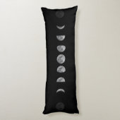 Lunar Moon Phases Celestial Lichaamskussen (Achterkant (Verticaal))