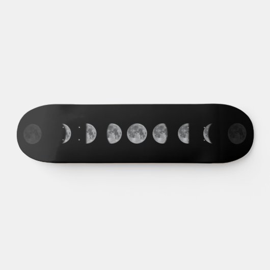 Lunar Moon Phases Celestial Persoonlijk Skateboard (Horizontaal)