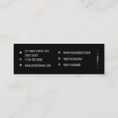 Lunar Moon Phases Celestial Yogi & Spirituele Coac Mini Visitekaartje (Achterkant)