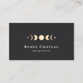 Lunar Moon Phases Energy Healer Visitekaartje (Voorkant)