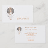 *~* Lunar Moon Universe Shaman Cosmos Visitekaartje (Voorkant / Achterkant)