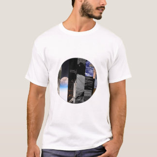 Lunar Mosaic - Maan Collage T-Shirt