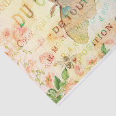 Lunar Moth en Rozen Ephemera Tissuepapier (Detail)