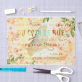 Lunar Moth en Rozen Ephemera Tissuepapier (Craft)