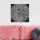 Lunar mozaïek van het noordpoolgebied van de m canvas afdruk (Insitu (Woonkamer))