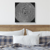 Lunar mozaïek van het noordpoolgebied van de m canvas afdruk (Insitu (Slaapkamer))