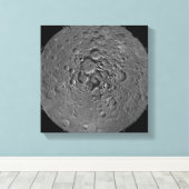 Lunar mozaïek van het noordpoolgebied van de m canvas afdruk (Insitu (Houten vloer))