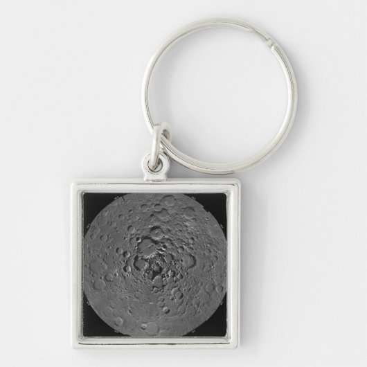 Lunar mozaïek van het noordpoolgebied van de m sleutelhanger (Voorkant)