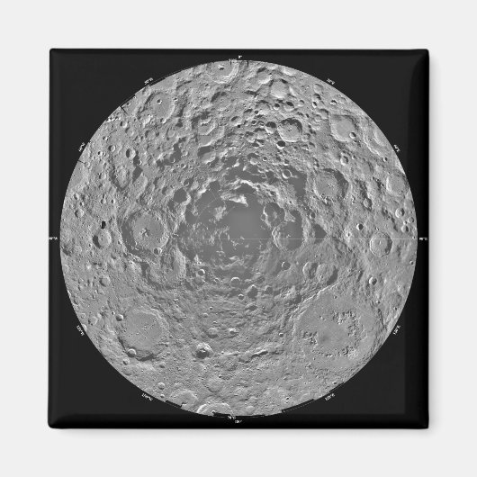 Lunar mozaïek van het zuidpoolgebied van de m magneet (Voorkant)