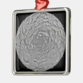 Lunar mozaïek van het zuidpoolgebied van de m metalen ornament (Links)