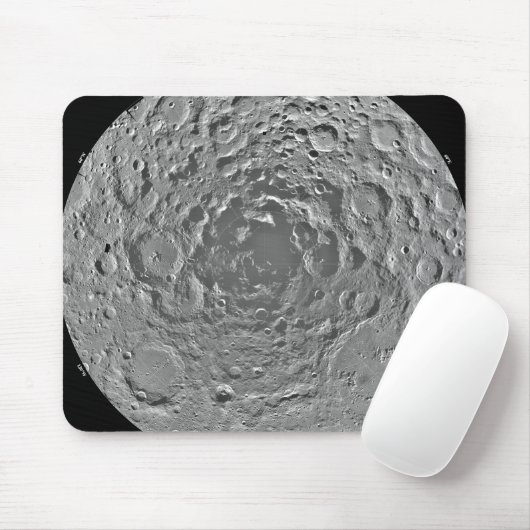 Lunar mozaïek van het zuidpoolgebied van de m muismat (Met muis)