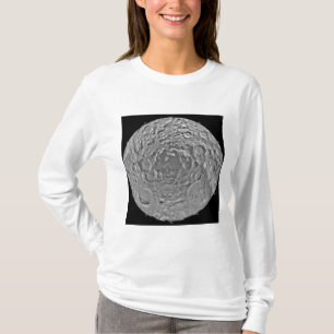 Lunar mozaïek van het zuidpoolgebied van de m t-shirt