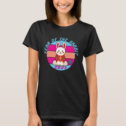 Lunar New Year 2023 Year of the Rabbit 2023 T-shirt (Voorkant)
