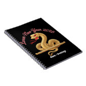 Lunar New Year 2025 viert het jaar van de slang Notitieboek (Rechterzijde)