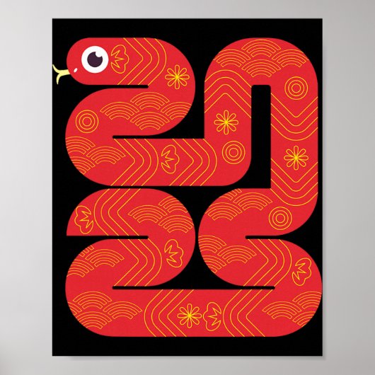 Lunar New Year 2025 - Year Of The Snake  Poster (Voorkant)