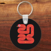 Lunar New Year 2025 - Year Of The Snake Sleutelhanger (Voorkant)