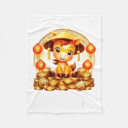 Lunar New Year 2026 Chinese New Year Decorations  Fleece Deken (Voorkant)